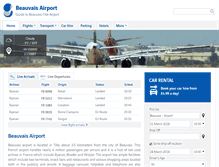 Tablet Screenshot of beauvaisairport.net
